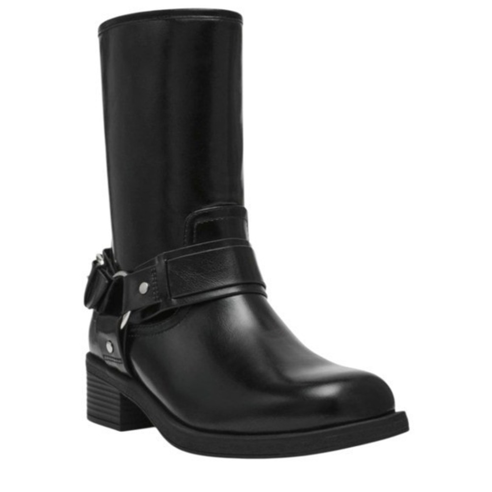 Dolce Vita Black Patent Armonda‎ Harness Boots NEW